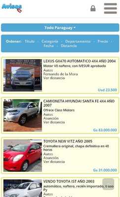 Emulate Android APK Avisos Paraguay