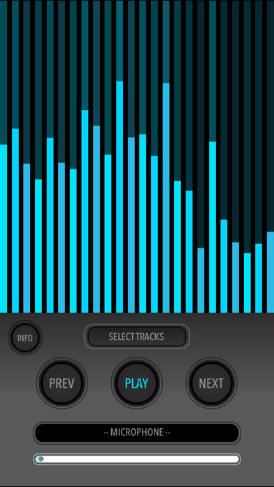 Emulate iPhone app Avisu - Audio Visualizer using MyAndroid
