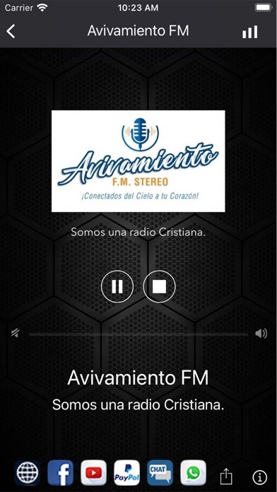 Emulate iPhone app Avivamiento FM using MyAndroid Emulate iPhone app Avivamiento FM using MyAndroid