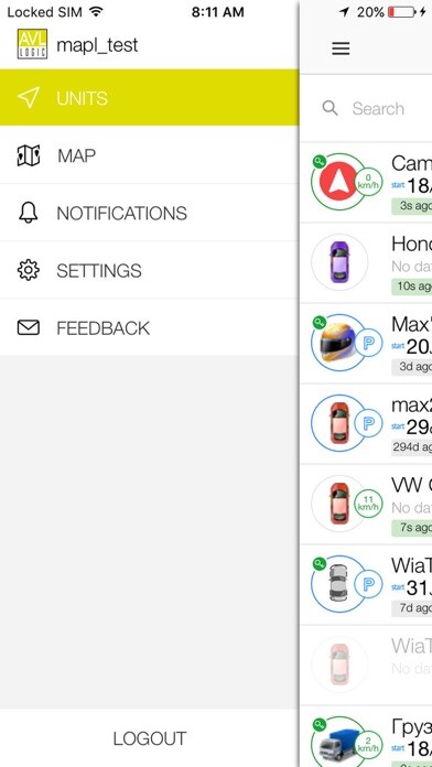 Emulate iPhone app AVL-LOGIC using MyAndroid
