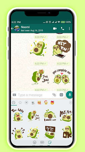Run android online APK Avocado Life Emoji Stickers from MyAndroid or emulate Avocado Life Emoji Stickers using MyAndroid