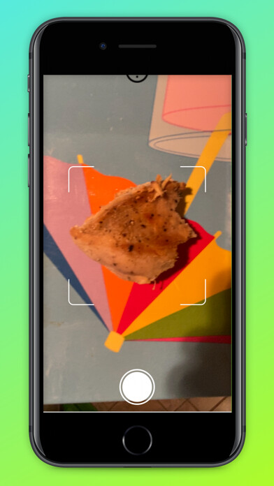 Emulate iPhone app Avocado: Photo Calorie Counter using MyAndroid