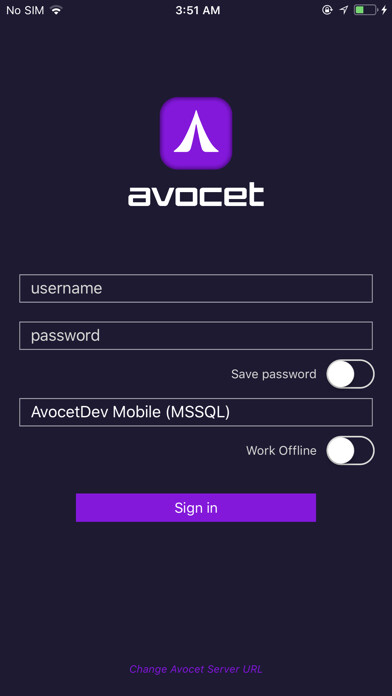 Emulate iPhone app Avocet Mobile Data Capture using MyAndroid