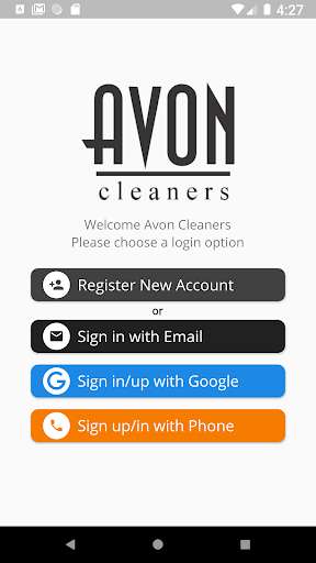 Run android online APK Avon Cleaners Gateway from MyAndroid or emulate Avon Cleaners Gateway using MyAndroid