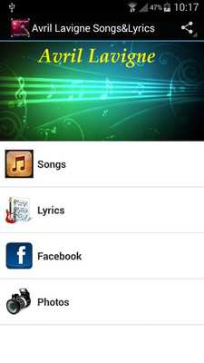 Emulate Android APK Avril Lavigne SongsLyrics Emulate Android APK Avril Lavigne SongsLyrics