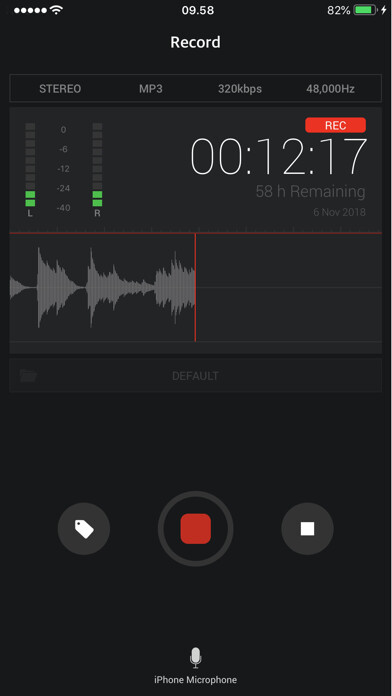 Emulate iPhone app AVR X PRO - Voice Recorder using MyAndroid Emulate iPhone app AVR X PRO - Voice Recorder using MyAndroid