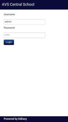 Emulate Android APK AVS Central School (EdEazy)