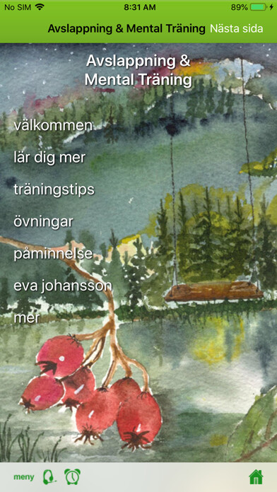Emulate iPhone app Avslappning & Mental Träning using MyAndroid Emulate iPhone app Avslappning & Mental Träning using MyAndroid