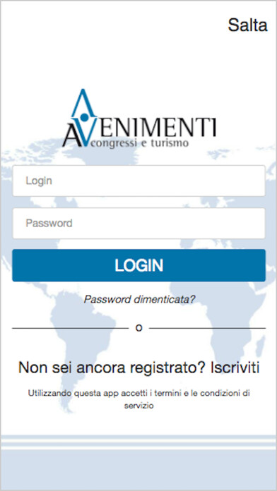 Emulate iPhone app Avvenimenti using MyAndroid