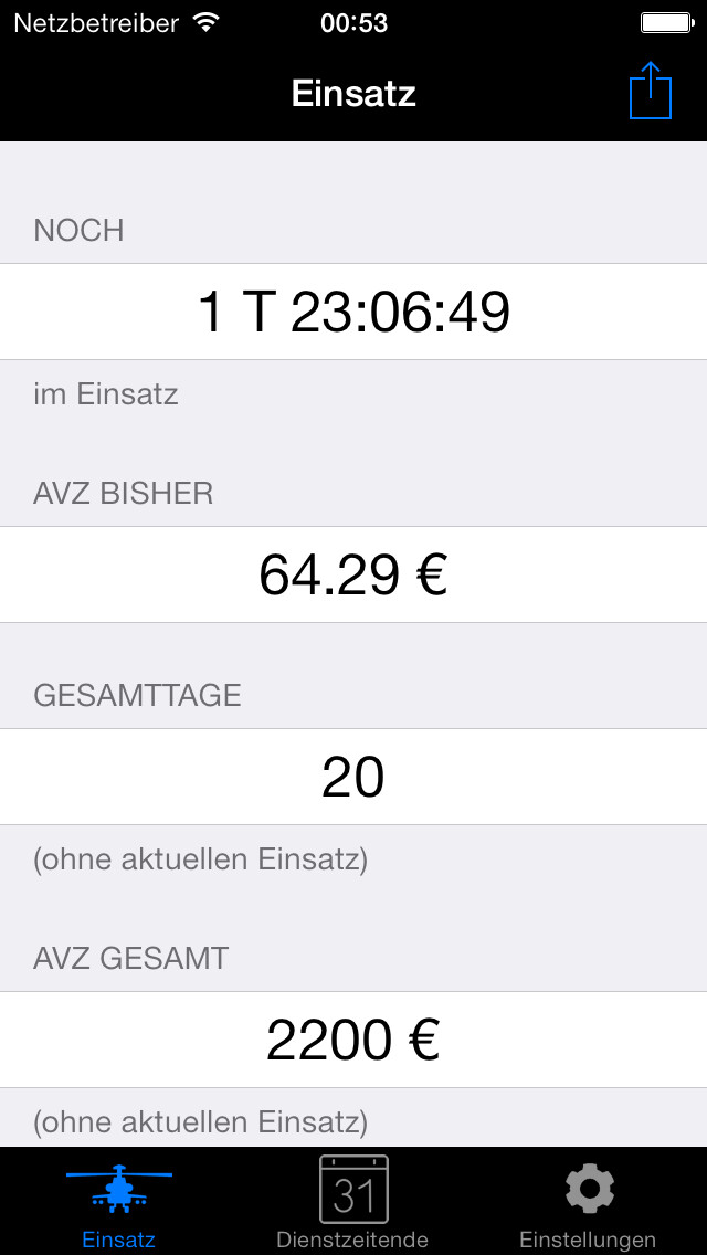 Emulate iPhone app AVZ-Rechner using MyAndroid Emulate iPhone app AVZ-Rechner using MyAndroid