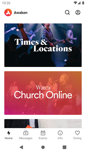 Emulate iPhone app Awaken Church Online using MyAndroid Emulate iPhone app Awaken Church Online using MyAndroid