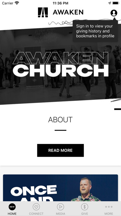 Emulate iPhone app AWAKEN Church SC using MyAndroid Emulate iPhone app AWAKEN Church SC using MyAndroid