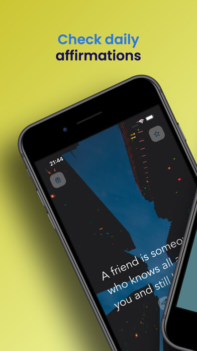 Emulate iPhone app Awake: New Positive Mindshift using MyAndroid