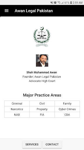 Run android online APK Awan Legal Pakistan from MyAndroid or emulate Awan Legal Pakistan using MyAndroid