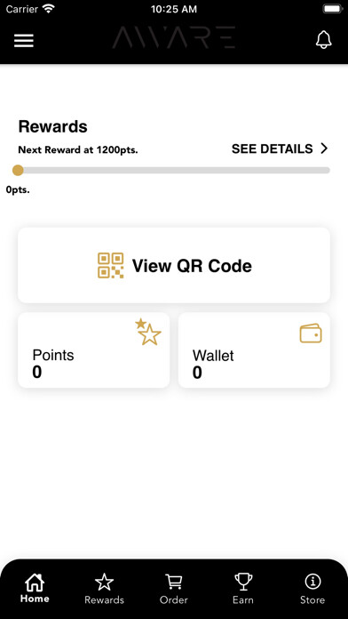 Emulate iPhone app Aware Coffee Rewards using MyAndroid Emulate iPhone app Aware Coffee Rewards using MyAndroid