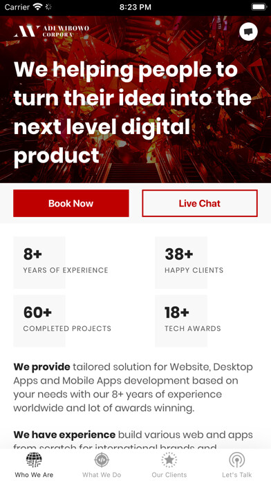 Emulate iPhone app AW & CO: The Digital Labs using MyAndroid Emulate iPhone app AW & CO: The Digital Labs using MyAndroid