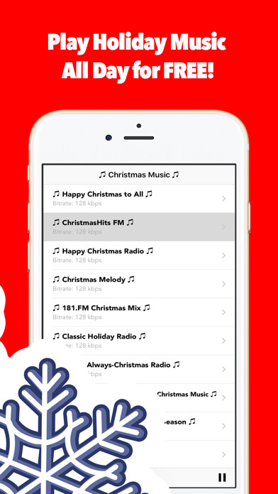 Emulate iPhone app Awesome Christmas Songs Music using MyAndroid Emulate iPhone app Awesome Christmas Songs Music using MyAndroid