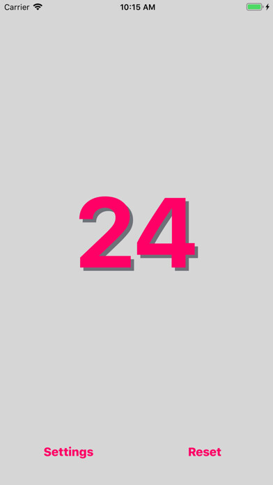 Emulate iPhone app Awesome Counter using MyAndroid