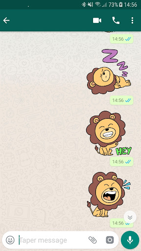 Run android online APK Awesome Lion Stickers from MyAndroid or emulate Awesome Lion Stickers using MyAndroid