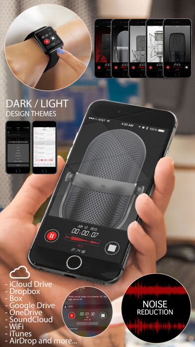 Emulate iPhone app Awesome Voice Recorder PRO AVR using MyAndroid