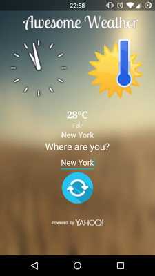 Emulate Android APK Awesome Weather Emulate Android APK Awesome Weather