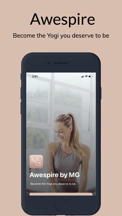 Emulate iPhone app Awespire by MG using MyAndroid