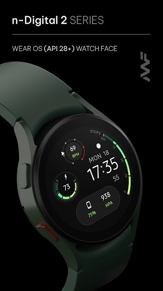 Run android online APK Awf n-Digital 2 - watch face from MyAndroid or emulate Awf n-Digital 2 - watch face using MyAndroid