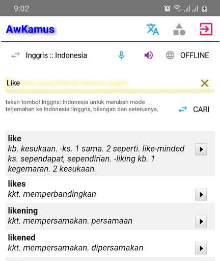 Run android online APK AwKamus - kamus inggris offline latihan kosakata from MyAndroid or emulate AwKamus - kamus inggris offline latihan kosakata using MyAndroid Run android online APK AwKamus - kamus inggris offline latihan kosakata from MyAndroid or emulate AwKamus - kamus inggris offline latihan kosakata using MyAndroid
