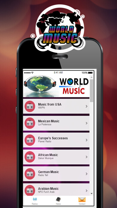 Emulate iPhone app A+ World Radios In All Languages - World Radios using MyAndroid Emulate iPhone app A+ World Radios In All Languages - World Radios using MyAndroid