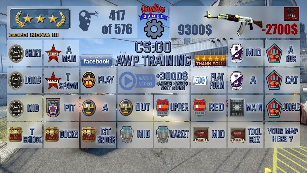 Run android online APK AWP Training for CSGO from MyAndroid or emulate AWP Training for CSGO using MyAndroid