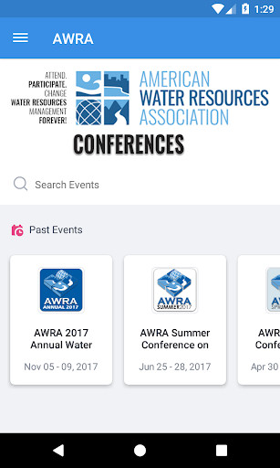 Run android online APK AWRA Conferences from MyAndroid or emulate AWRA Conferences using MyAndroid