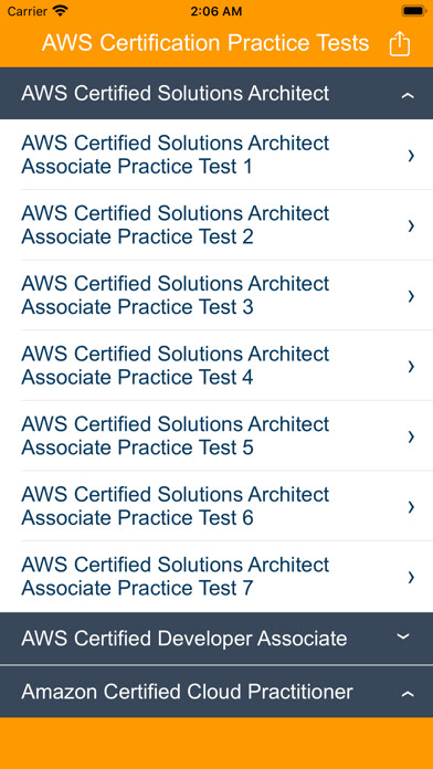 Emulate iPhone app AWS Cert Practice Tests using MyAndroid Emulate iPhone app AWS Cert Practice Tests using MyAndroid