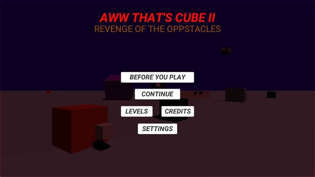 Run android online APK Aww Thats Cube II: Revenge of the Oppstacles from MyAndroid or emulate Aww Thats Cube II: Revenge of the Oppstacles using MyAndroid