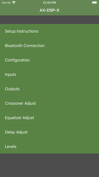 Emulate iPhone app AX-DSP-XL using MyAndroid