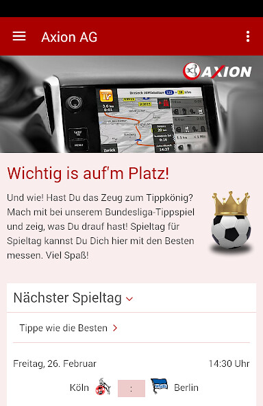 Run android online APK AXION AG from MyAndroid or emulate AXION AG using MyAndroid