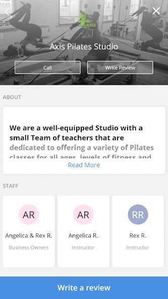 Run android online APK Axis Pilates Studio from MyAndroid or emulate Axis Pilates Studio using MyAndroid