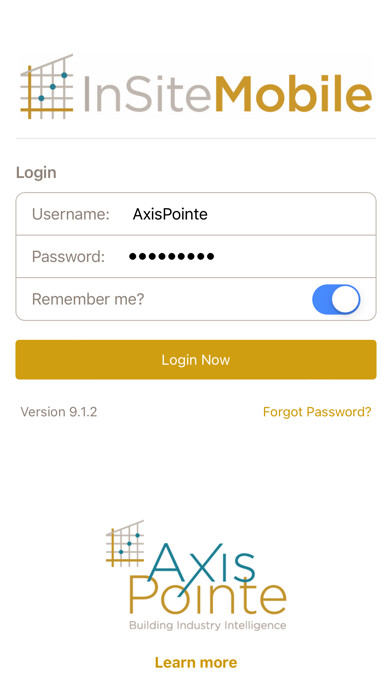 Emulate iPhone app AxisPointe InSite Mobile using MyAndroid Emulate iPhone app AxisPointe InSite Mobile using MyAndroid