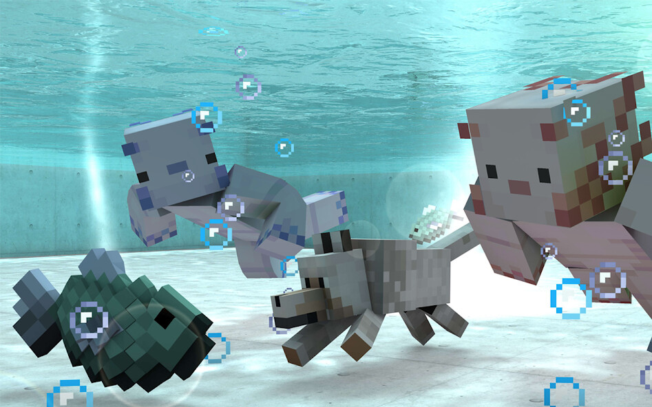 Run android online APK Axolotl Pet Skins MCPE from MyAndroid or emulate Axolotl Pet Skins MCPE using MyAndroid