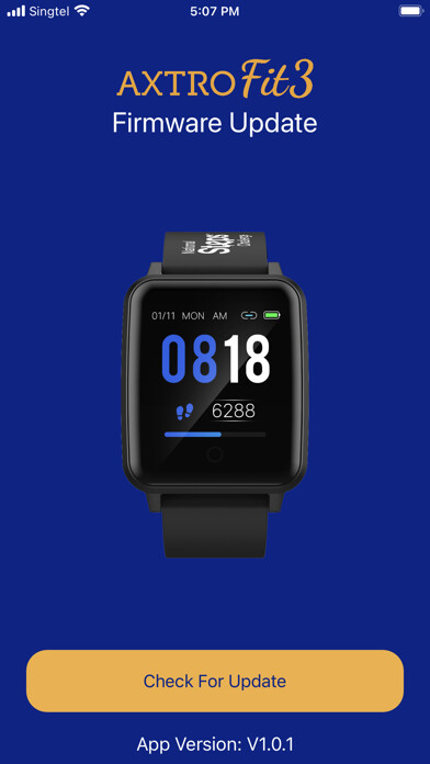 Run android online APK AXTRO Fit 3 - Firmware Update from MyAndroid or emulate AXTRO Fit 3 - Firmware Update using MyAndroid