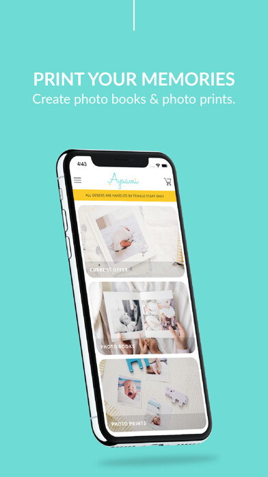 Emulate iPhone app Ayaami - Photo Albums & Prints using MyAndroid