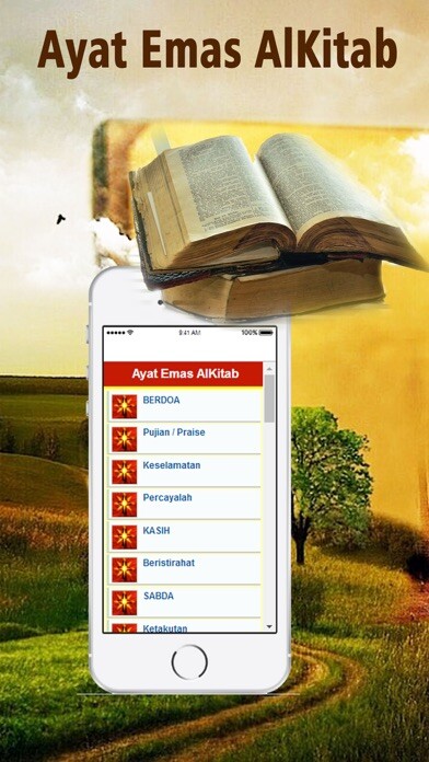 Emulate iPhone app Ayat Emas Alkitab Indonesia using MyAndroid