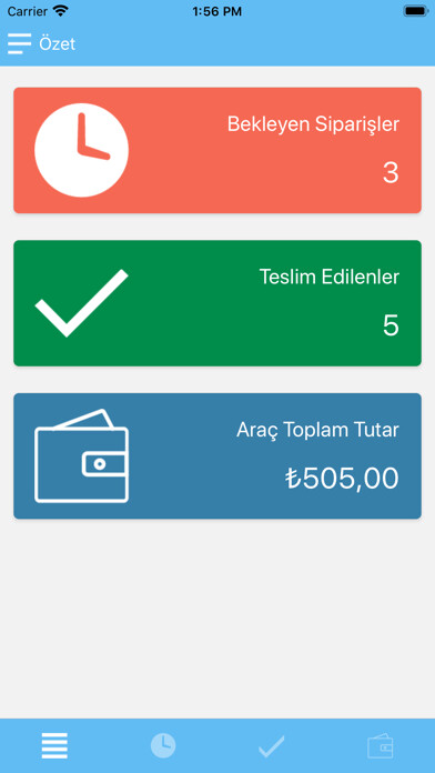 Emulate iPhone app Aybit Tüp Su Araç Uygulaması using MyAndroid