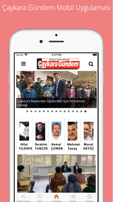 Emulate iPhone app Çaykara Gündem using MyAndroid Emulate iPhone app Çaykara Gündem using MyAndroid