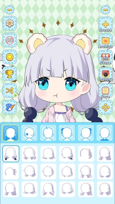 Emulate iPhone app Aymi Anime Avatar Maker using MyAndroid