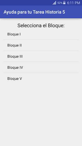 Run android online APK Ayuda para tu Tarea Historia 5 from MyAndroid or emulate Ayuda para tu Tarea Historia 5 using MyAndroid