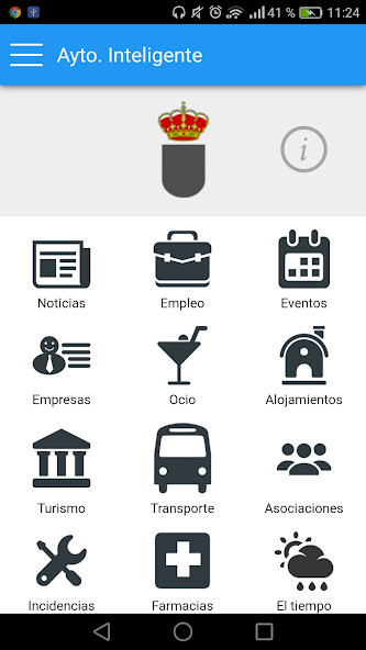 Run android online APK Ayuntamiento Inteligente from MyAndroid or emulate Ayuntamiento Inteligente using MyAndroid