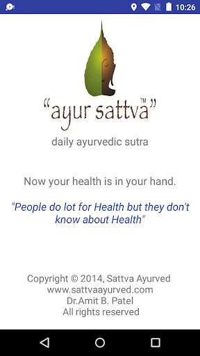 Run android online APK ayur sattva from MyAndroid or emulate ayur sattva using MyAndroid