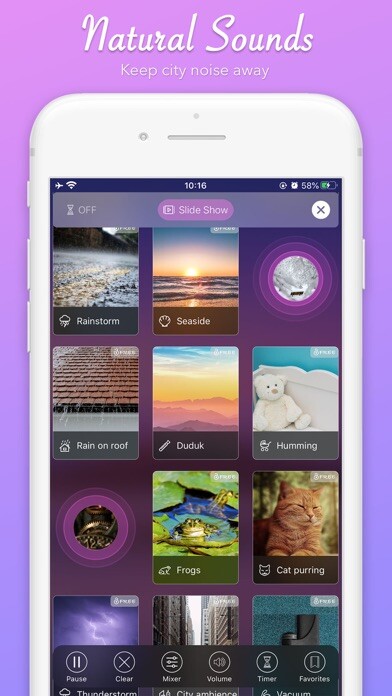 Emulate iPhone app Ayuu : Keep Calm and Relax using MyAndroid