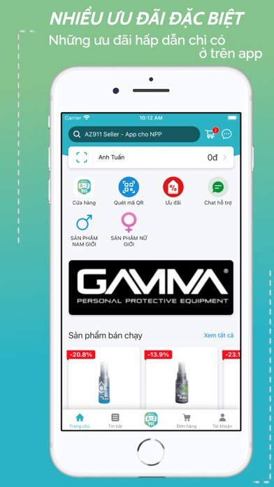 Emulate iPhone app AZ911 Seller – App cho NPP using MyAndroid Emulate iPhone app AZ911 Seller – App cho NPP using MyAndroid