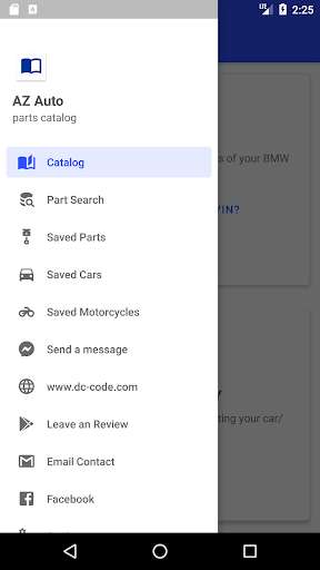 Run android online APK AZ Auto ( parts catalog ) from MyAndroid or emulate AZ Auto ( parts catalog ) using MyAndroid